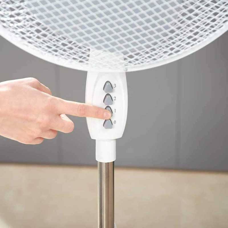 Ventilator cu picior BlackDecker 40 W, ALB, CANICULA [5]