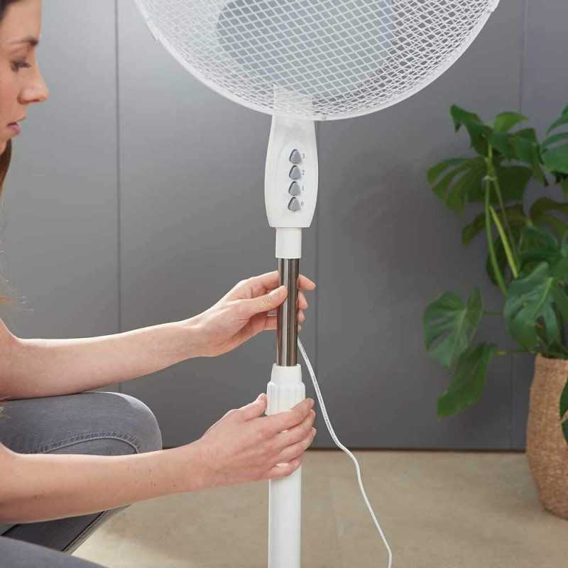 Ventilator cu picior BlackDecker 40 W, ALB, CANICULA [4]