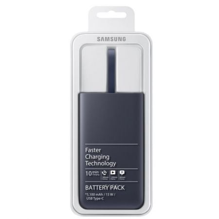 Baterie externa Samsung Ultra Slim, Fast Charge, 5100 mAh, USB Type-C Navy Blue [1]