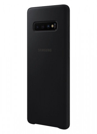 Husa spate Silicone Cover Flexible Gel pentru Samsung Galaxy S10 Plus G975f, neagra [2]