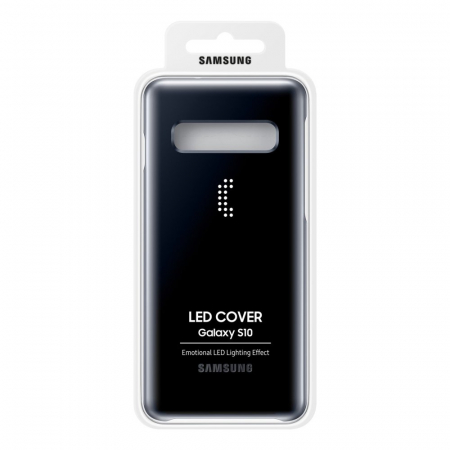 Husa Led Cover pentru Samsung Galaxy S10, Black [5]