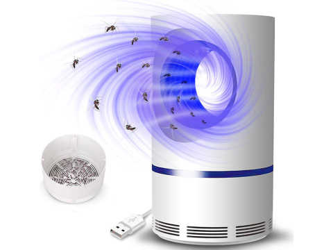Lampă UV insecte – capcană electrică țânțari muște USB [2]