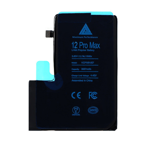 Baterii iphone - Acumulator Baterie iPhone 12 Pro Max, recunoscuta in meniu, Sanatare 100%, Status Used, BMS