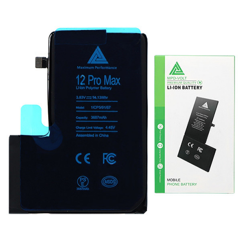 Acumulator Baterie iPhone 12 Pro Max, recunoscuta in meniu, Sanatare 100%, Status Used, BMS [1]