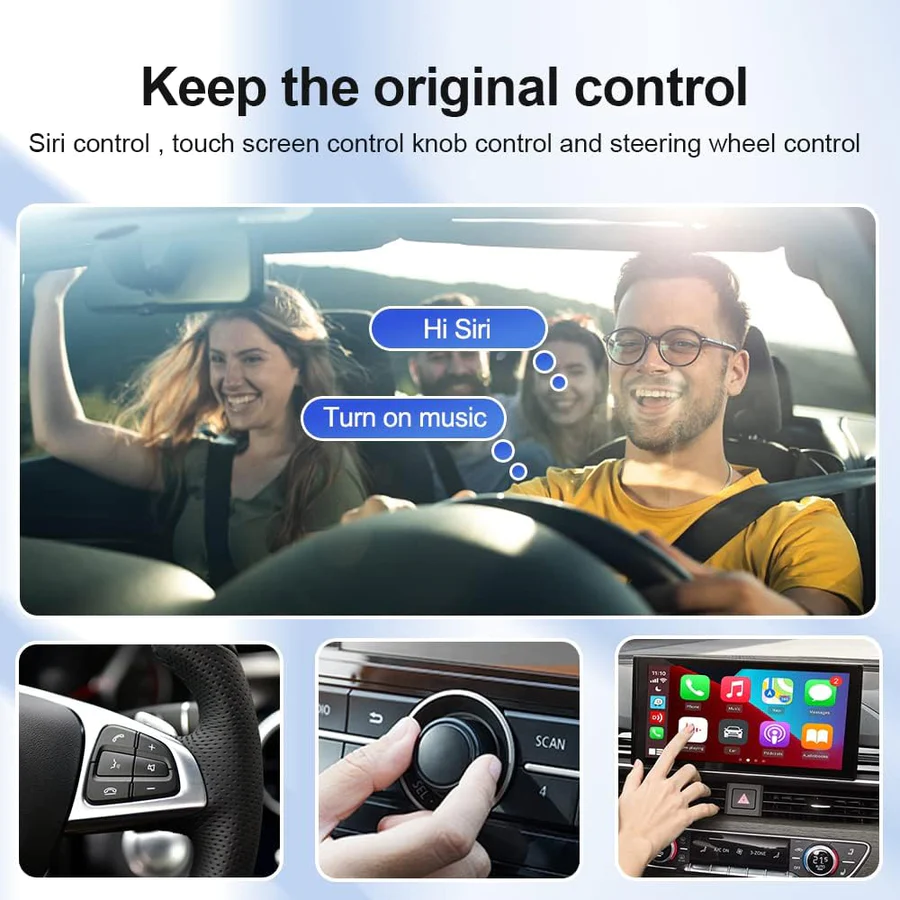 Adaptor wireless CarPlay iphone, Carlinkit CP2A/ Adaptor Carplay, Android auto wireless [3]