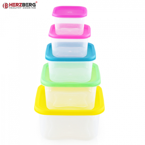 Set 5 Caserole pentru cuptor cu microunde si congelator [2]