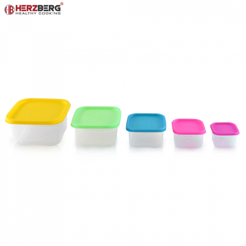 Set 5 Caserole pentru cuptor cu microunde si congelator [5]