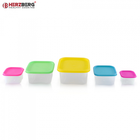 Set 5 Caserole pentru cuptor cu microunde si congelator [4]
