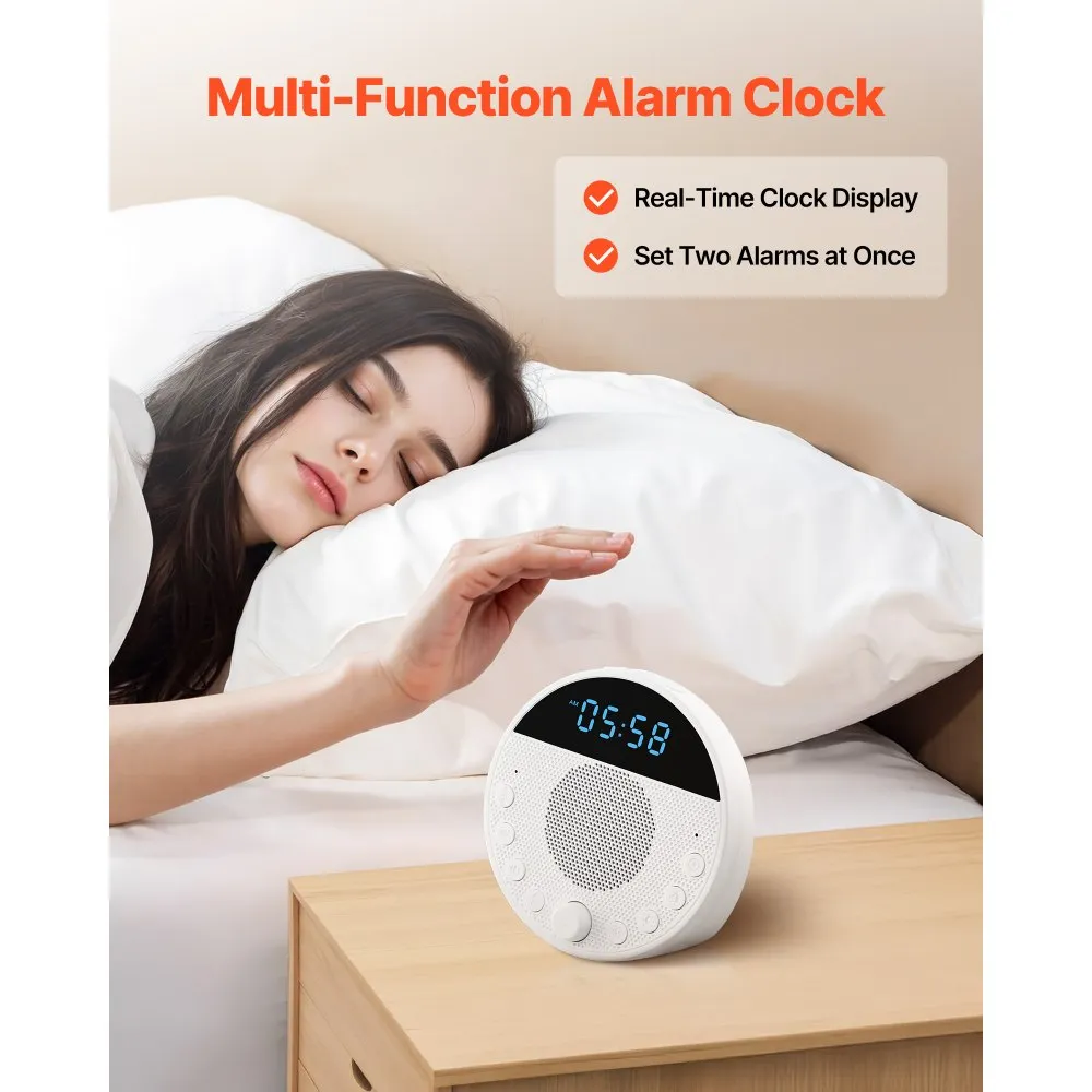 Aparat Sunete Somn VEVOR 5 in 1 cu White Noise și Lumină de Veghe pentru Bebeluși și Adulți [5]