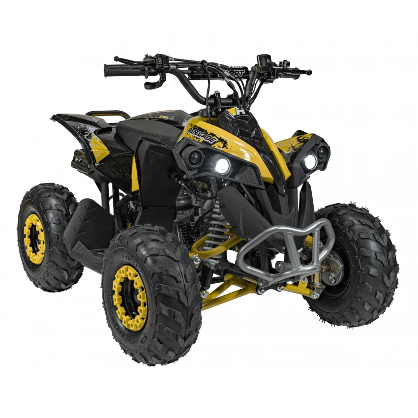 ATV-uri pe Benzina pentru Copii - ATV 110cc, Renegade, pana la 50kmh, atv pentru copii, Galben