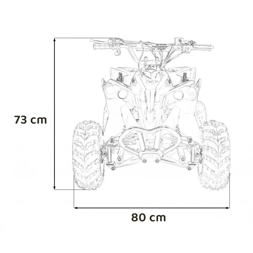 ATV 110cc, Renegade, pana la 50kmh, atv pentru copii, Verde [5]