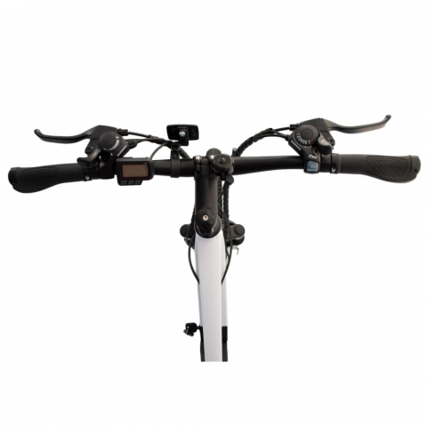 Bicicleta electrica RDB T7, 250W, autonomie 30 - 40 km, 25km/h, 36v, 10.4 Ah, Alb [5]