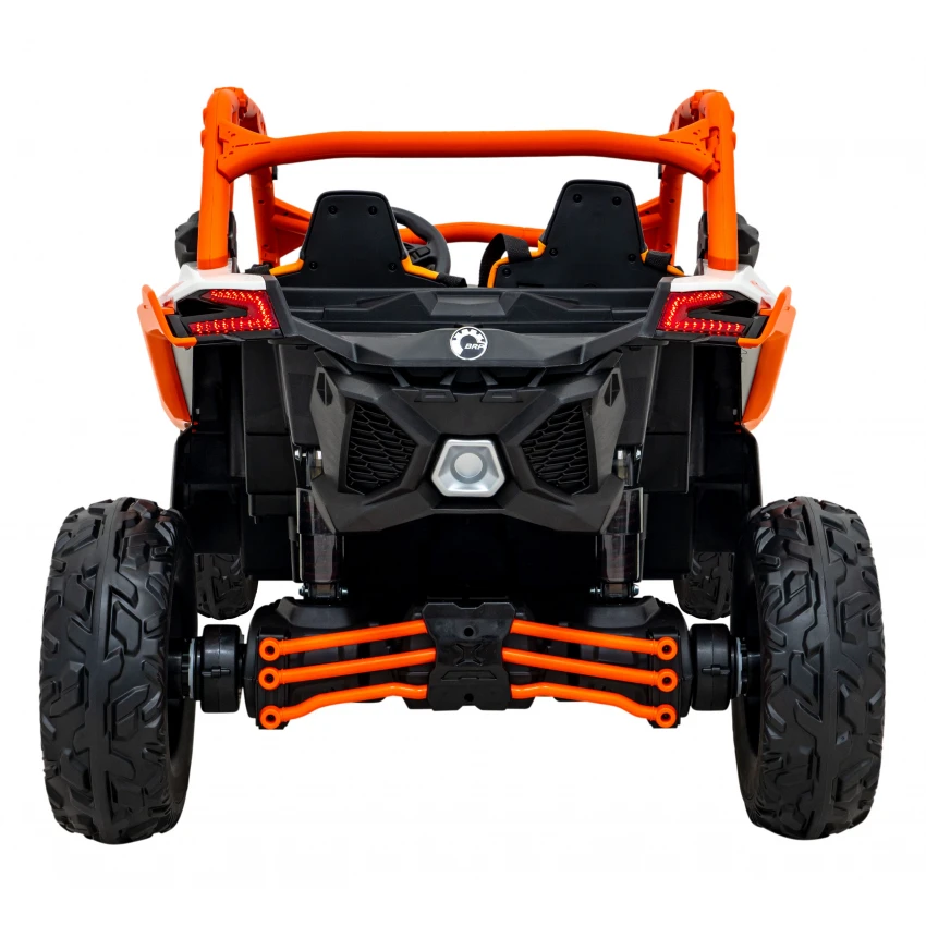 Buggy electric copii 24V 800W 2 locuri portocaliu cu telecomanda parentala si suspensie [5]