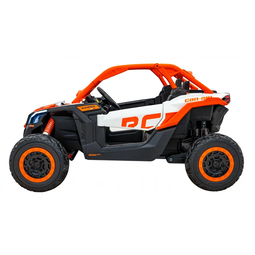Buggy electric copii 24V 800W 2 locuri portocaliu cu telecomanda parentala si suspensie [7]