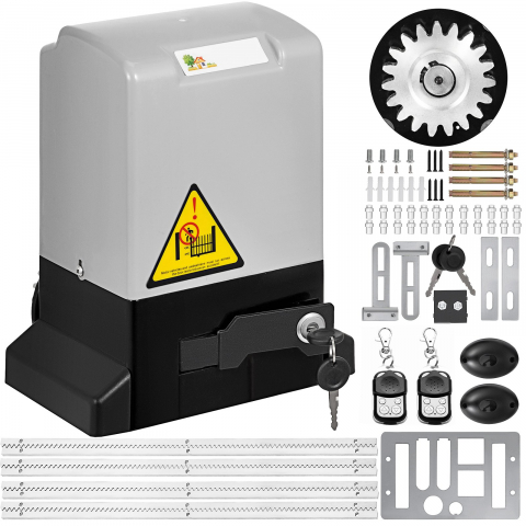HOME - Automatizare poarta culisanta 600kg, Senzor securitate infrarosu, 2 telecomenzi, viteza 12 metri pe minut