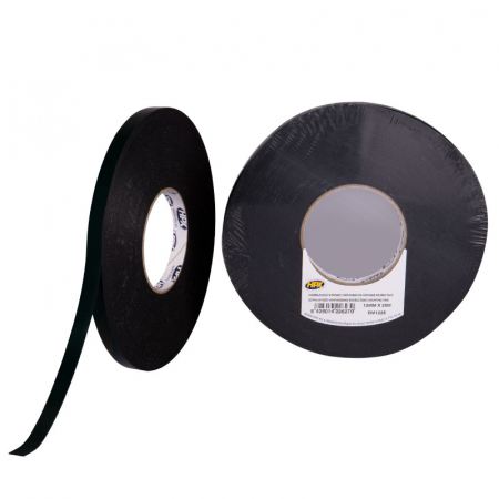 Suruburi si Adezivi - Banda dublu adeziva 50m x 3 mm Neagra