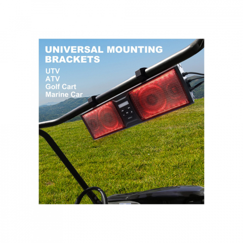 Offroad - Boxa atv 42cm  utv / Soundbar atv  prindere pe rollcage, Boxa Canam / Boxa Polaris / Boxa utv