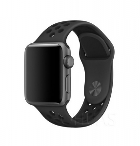 Accesorii - Bratara Apple watch 38/40mm SPORT silicon strap black
