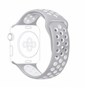 Accesorii Smart Watch - BrataraApple watch 38/40mm SPORT silicon strap grey