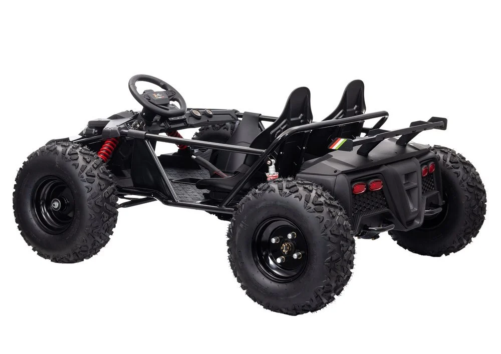 Buggy electric pentru 2 copii, Giant, 800W, 48V, 20Ah, 2 metri 110kg roti gonflabile, music player, negru [1]