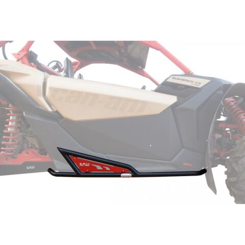 Accesorii Offroad - Bullbar lateral Maverick X3, Canam maverick r / Rock slider maverick X3 / Protectii laterale Maverick X3 , PHD red