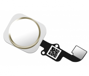 Piese si Componente GSM - Buton meniu home cu senzor amprenta si banda flex Apple iPhone 6 iPhone 6 Plus Gold