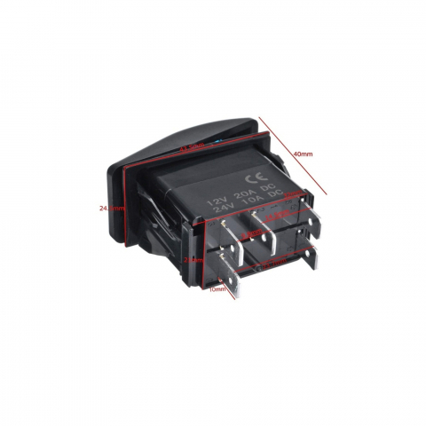 Buton On OFf Tip Rocket Switch Polaris, Canam, Can Am, UTV, Side By Side, Tip4, Intrerupator [2]