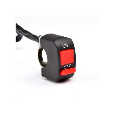 Semnalzari - Buton rosu On/Off pe ghidon – switch accesorii ATV/Moto