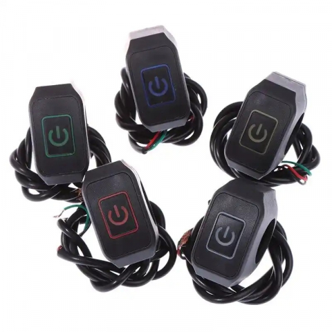 Buton  on off ATV Polaris, Can Am, Canam cfmoto, prindere pe ghidon. Rosu [2]