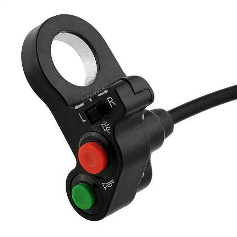 Semnalzari - Buton Semnalizare si on off si claxon  Polaris, Can Am, Canam cfmoto, prindere pe ghidon, buton semnalizare atv prindere pe ghidon