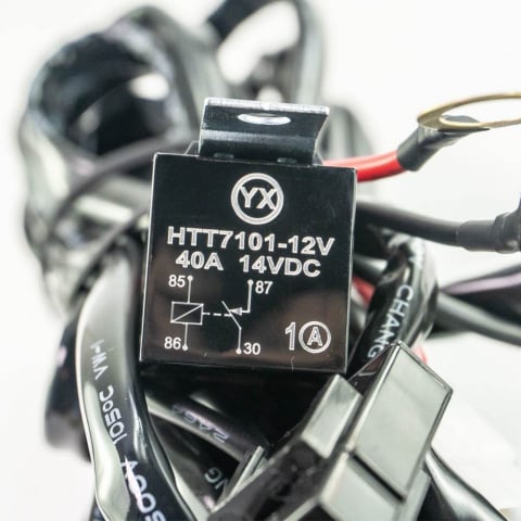 Cablaj Proiectoare Led, 1 iesire 12v, pentru atv, utv, Polaris/can am/ Cf Moto/ Segway atv 40amperi [1]