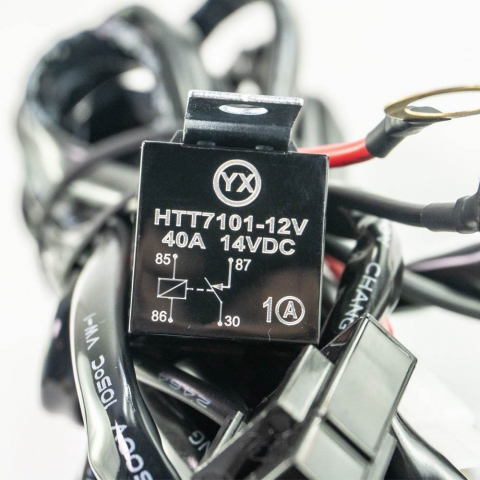 Cablaj Proiectoare Led, 2 iesiri, 12v, pentru atv, utv, Polaris/can am/ Cf Moto/ Segway atv 40amperi [1]
