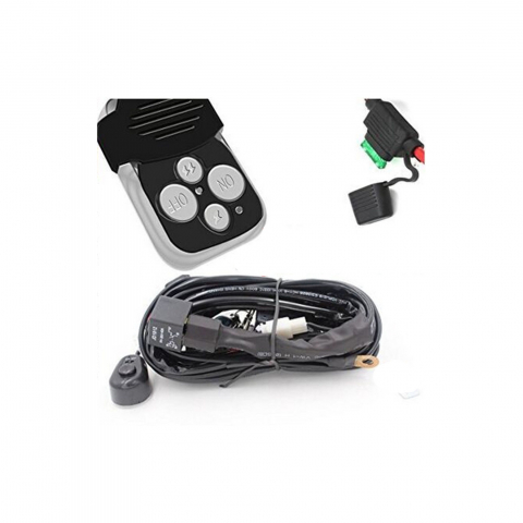Accesorii Maverick Canam - Cablaj Proiectoare Led cu telecomanda, 12v, pentru atv, utv, Polaris/can am/ Cf Moto/ Segway