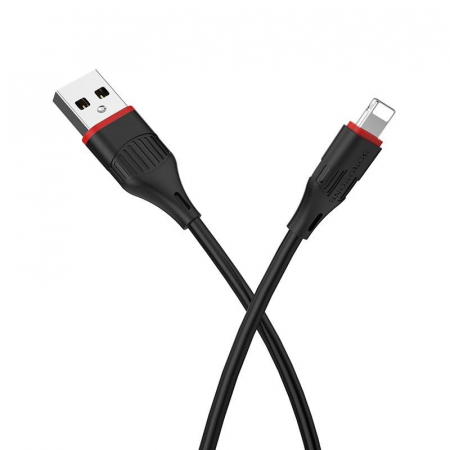 Cablu date iPhone 1m Alb Lighting Cable BorOfone BX17 [0]