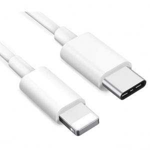 Cablu date iPhone 1m Alb USB C Lighting 11 pro max 11 pro / cablu iphone 12 / cablu iphone 13/iphone 14