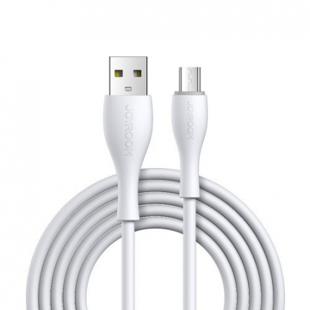 Cablu date Micro USB Joyroom 2.4A 1m alb [0]