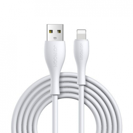USB A la Lighting - Cablu date iPhone 1m Lighting Cable  Joyroom S-1030M8 White cu LED