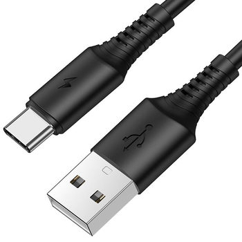 Cablu date Type C Borofone BX47 Coolway USB Type C usb c , 3A 1metru Negru [2]