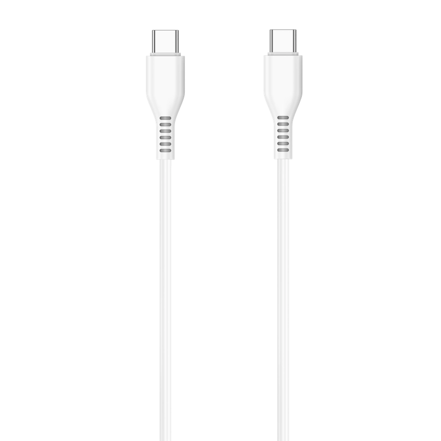 Cablu date Type C la Type C , USB-C la USB-C, 60 W,  1m (alb)  Jellico, KDS-30 [2]