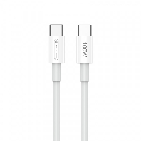 Cablu date Type C la Type C , USB-C - USB-C PD 100W 1M White [3]