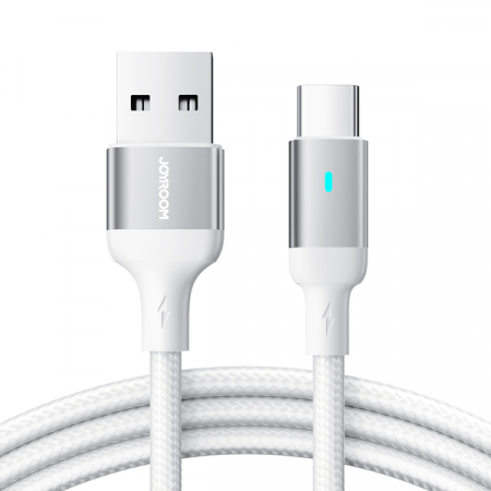Accesorii - Cablu date Type C USB C 3A for fast charging and data transfer A10 Series 2 m white (S-UC027A10)