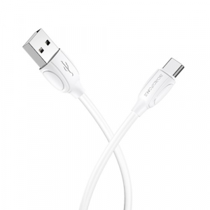 Cablu date Borofone BX19 USB Type C, 1.3A 1m, Alb [1]