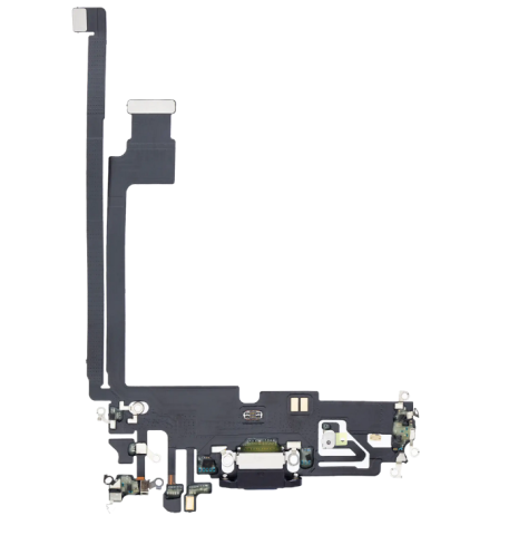 Diverse - Cablu Flex Port Încărcare iPhone 12 Pro Max Graphite Aftermarket Plus | moka-gsm.ro