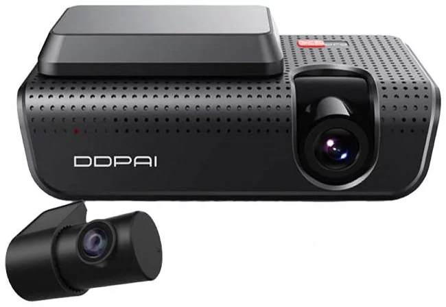 Camere bord auto - Camera auto DDPAI X5 Pro GPS DUAL, camera fata/spate, 4K, 90 fps, WiFi, Negru, CAMERA BORD AUTO