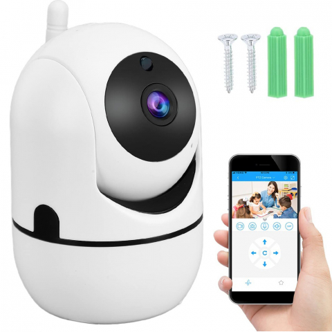 Smart Home - Camera de supraveghere interior Cameră IP wifi electronică dădacă pivotantă hd audio acasă interior