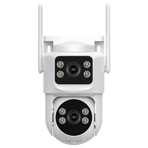 Cameră Supraveghere WiFi Duală 4+4MP 360° Tuya C120 [1]