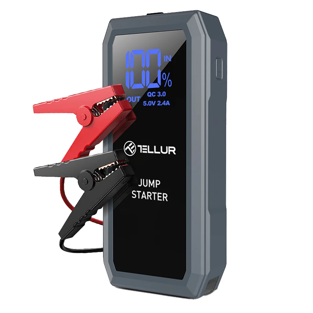 Car starter Power Bank Robot pornire motor auto 1500A, Baterie Externă, 16800mAh, lumină LED [1]