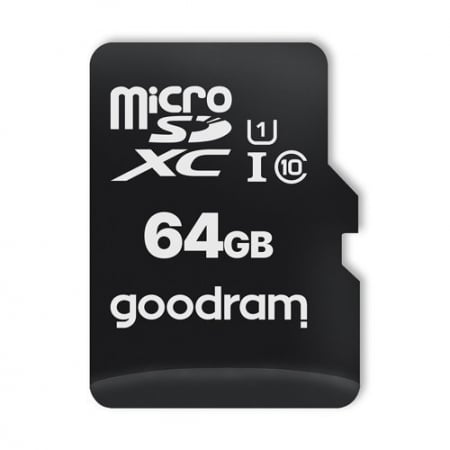 Card de memorie Micro SD Goodram Microcard 64 GB micro SD XC UHS-I class 10 memory card, SD adapter (M1AA-0640R12) [2]