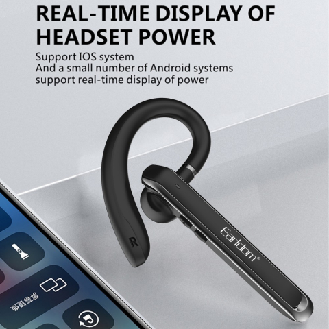 Cască Bluetooth Earldom ET-BH65 negru – Bluetooth 5.0, microfon, autonomie 5h [2]