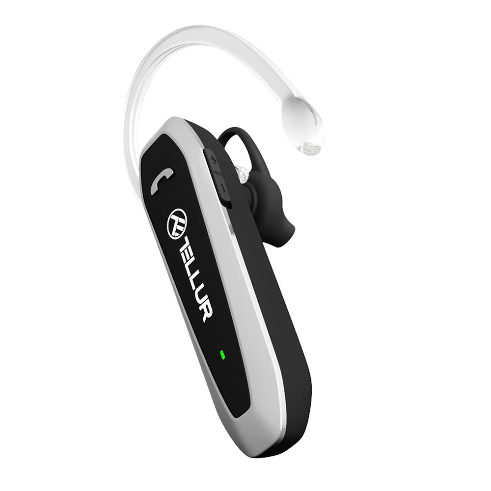 Casti Bluethoot - Casca Bluetooth Tellur Vox 100, pana la 22 ore timp de vorbire, conectare simultana la 2 dispozitive, compatibila IOS/Android, microfon omnidirectional cu functie de reducere a zgomotului, Negru